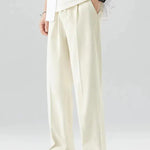 Lightweight Straight Cut Pants - BelleHarris