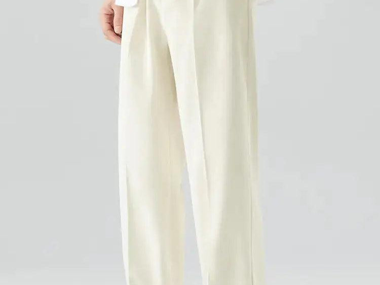 Lightweight Straight Cut Pants - BelleHarris