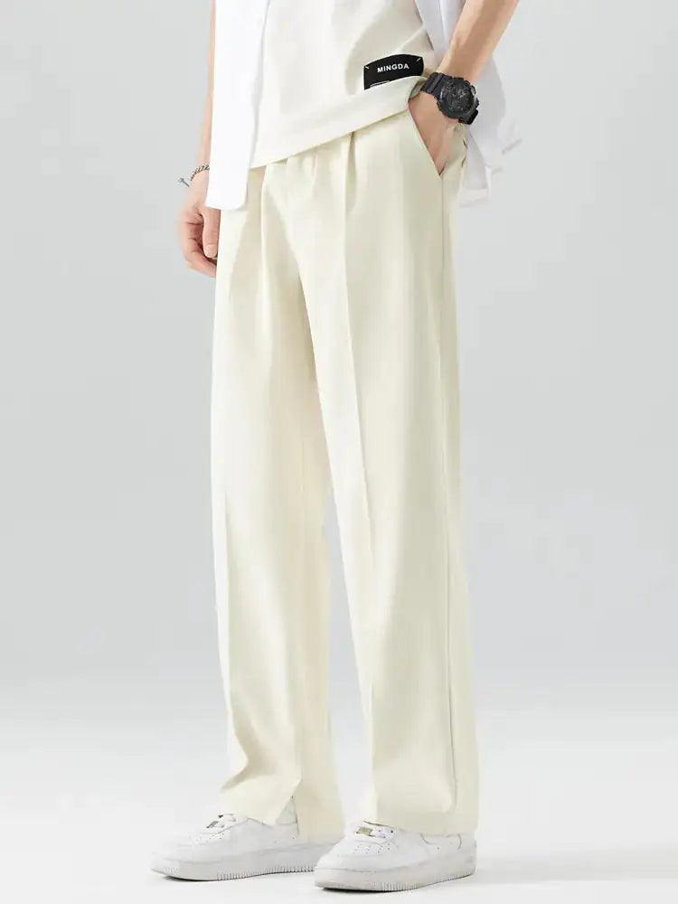 Lightweight Straight Cut Pants - BelleHarris