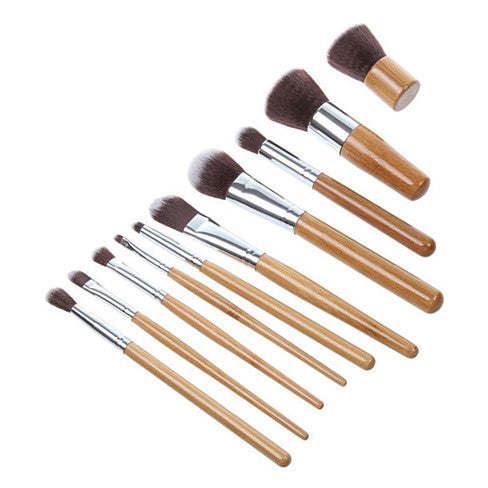 Lucky Beauty Bamboo Brush Set of 10 pcs - BelleHarris