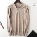 Luxurious Polo Sweater for Men - BelleHarris