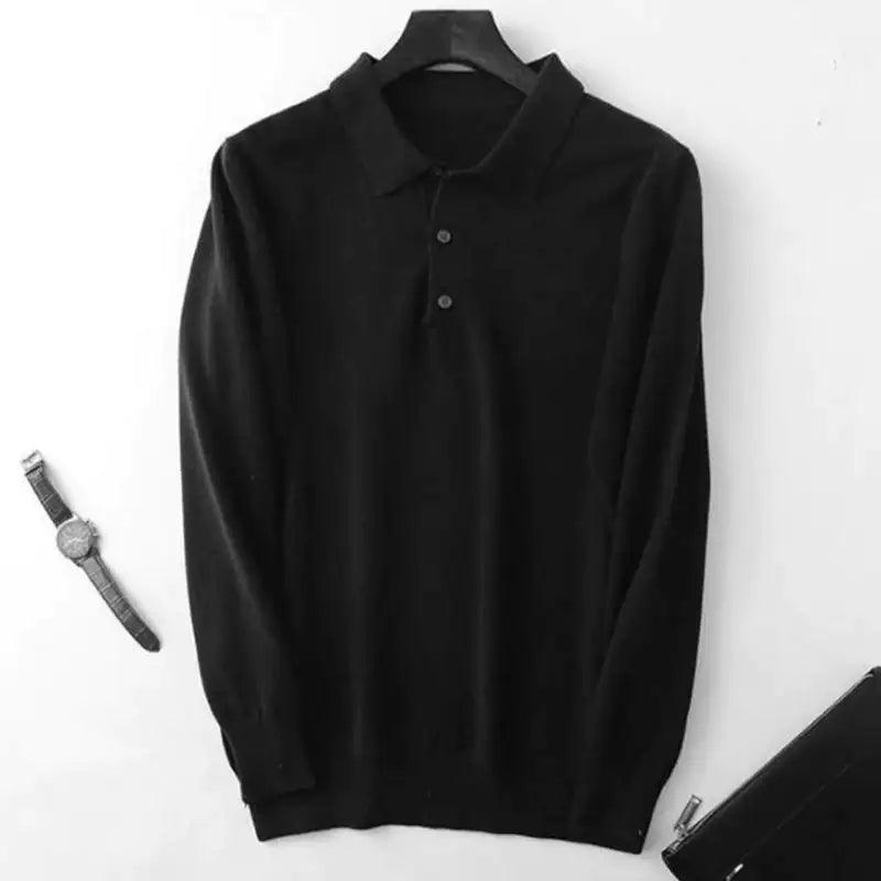 Luxurious Polo Sweater for Men - BelleHarris