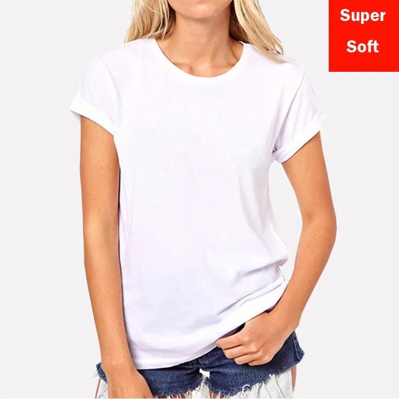 Man Summer Super soft white T shirts Men Short Sleeve - BelleHarris