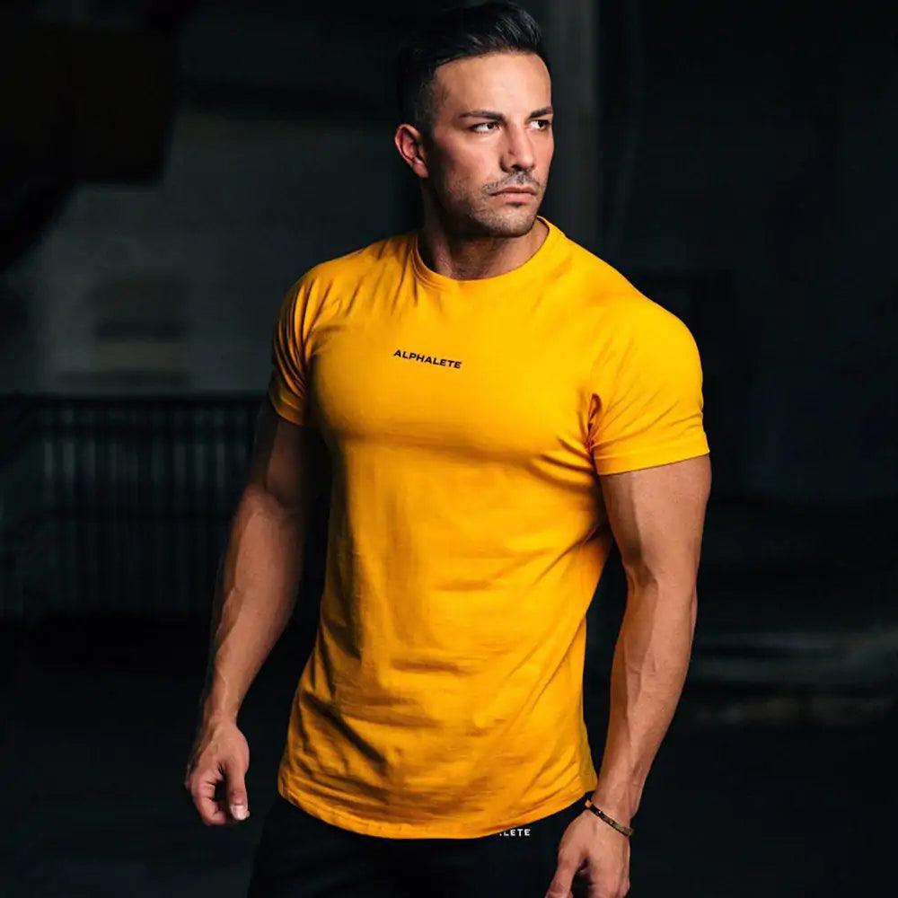 Men Fitted Gym T-Shirt - BelleHarris