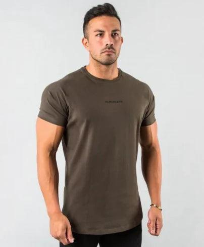 Men Fitted Gym T-Shirt - BelleHarris