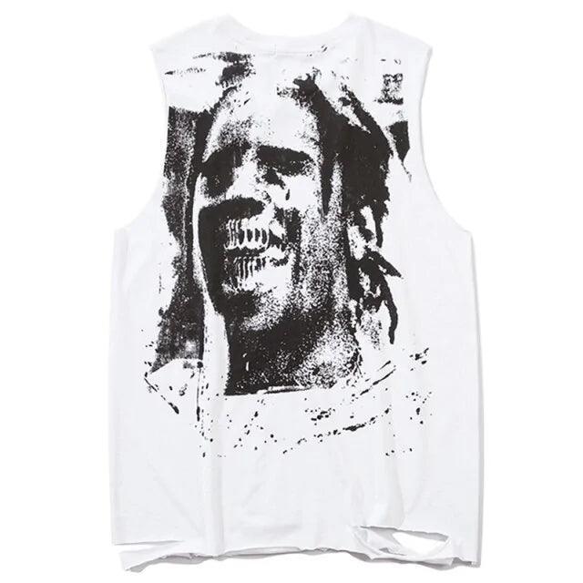 Men Horror Portrait Tank Top - BelleHarris
