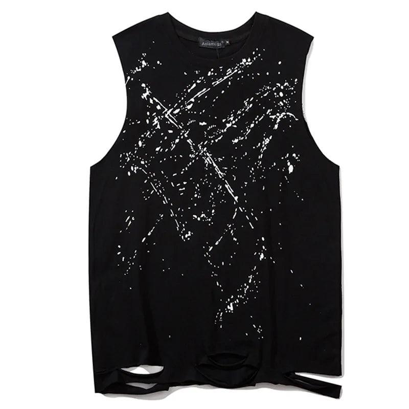 Men Horror Portrait Tank Top - BelleHarris