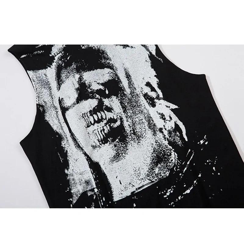Men Horror Portrait Tank Top - BelleHarris