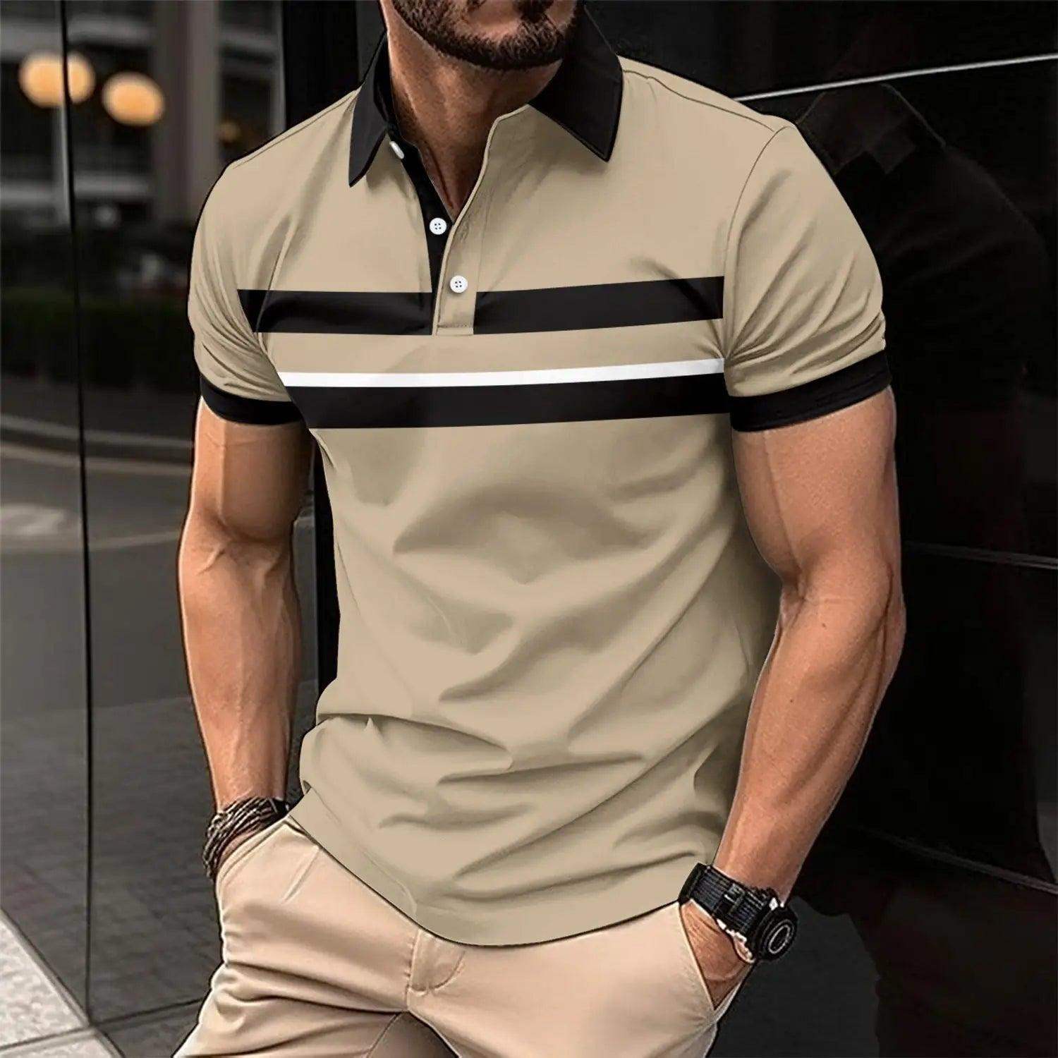 Men's Casual Collar Polo - BelleHarris