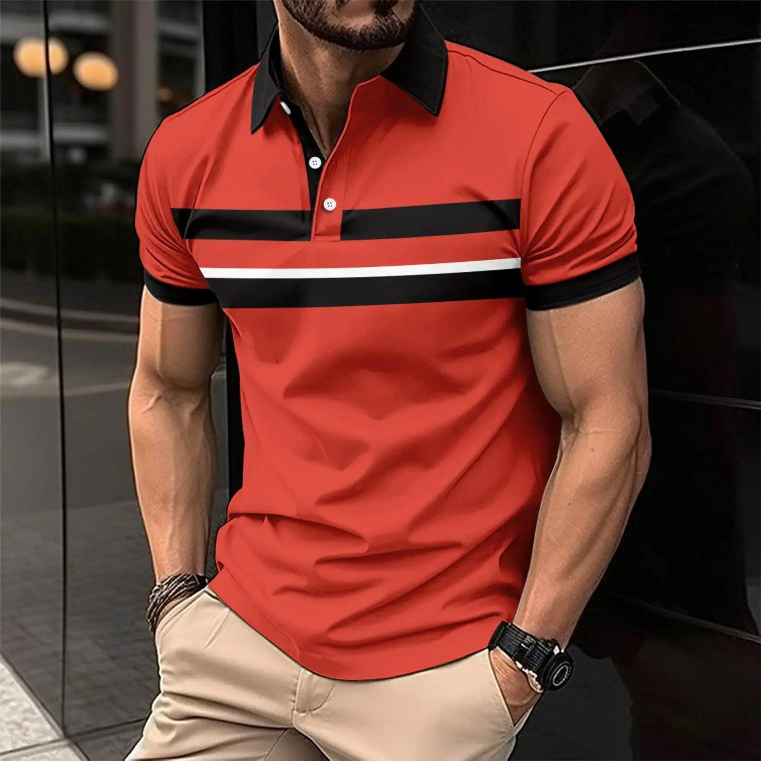 Men's Casual Collar Polo - BelleHarris