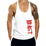 Men's gymwear- Beast Print Fitness Muscle Shirt - BelleHarris