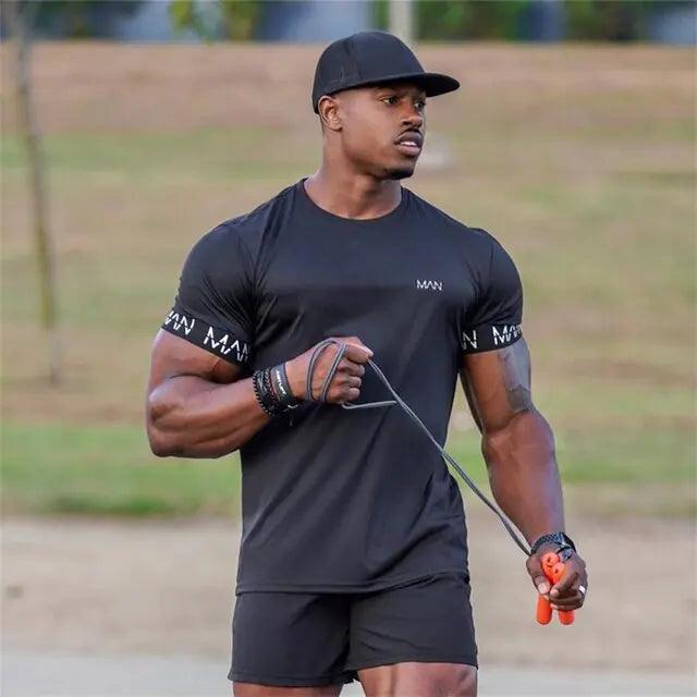 Men's gymwear - Summer Running Fitness T-shirt - BelleHarris