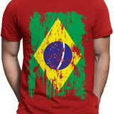 Men's print tshirt- Camiseta Bonix Brasil Flag - BelleHarris