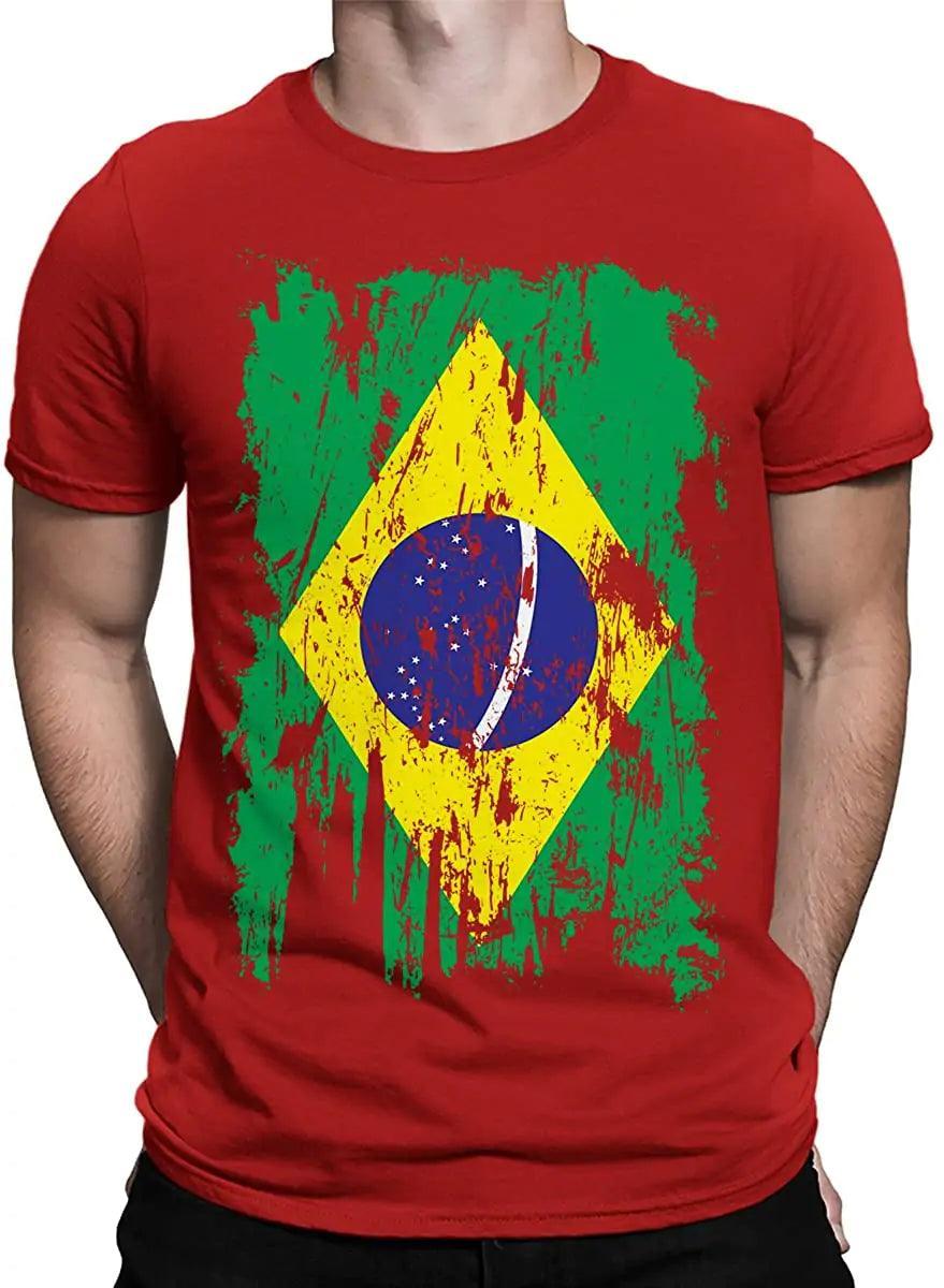 Men's print tshirt- Camiseta Bonix Brasil Flag - BelleHarris