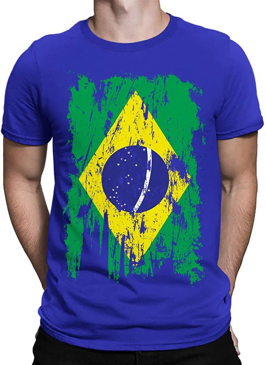 Men's print tshirt- Camiseta Bonix Brasil Flag - BelleHarris