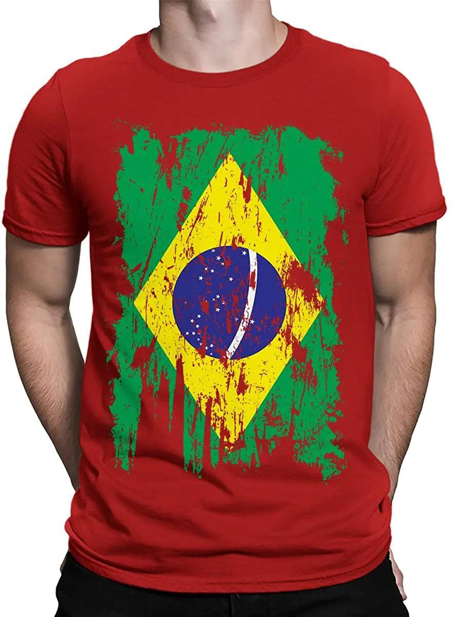 Men's print tshirt- Camiseta Bonix Brasil Flag - BelleHarris