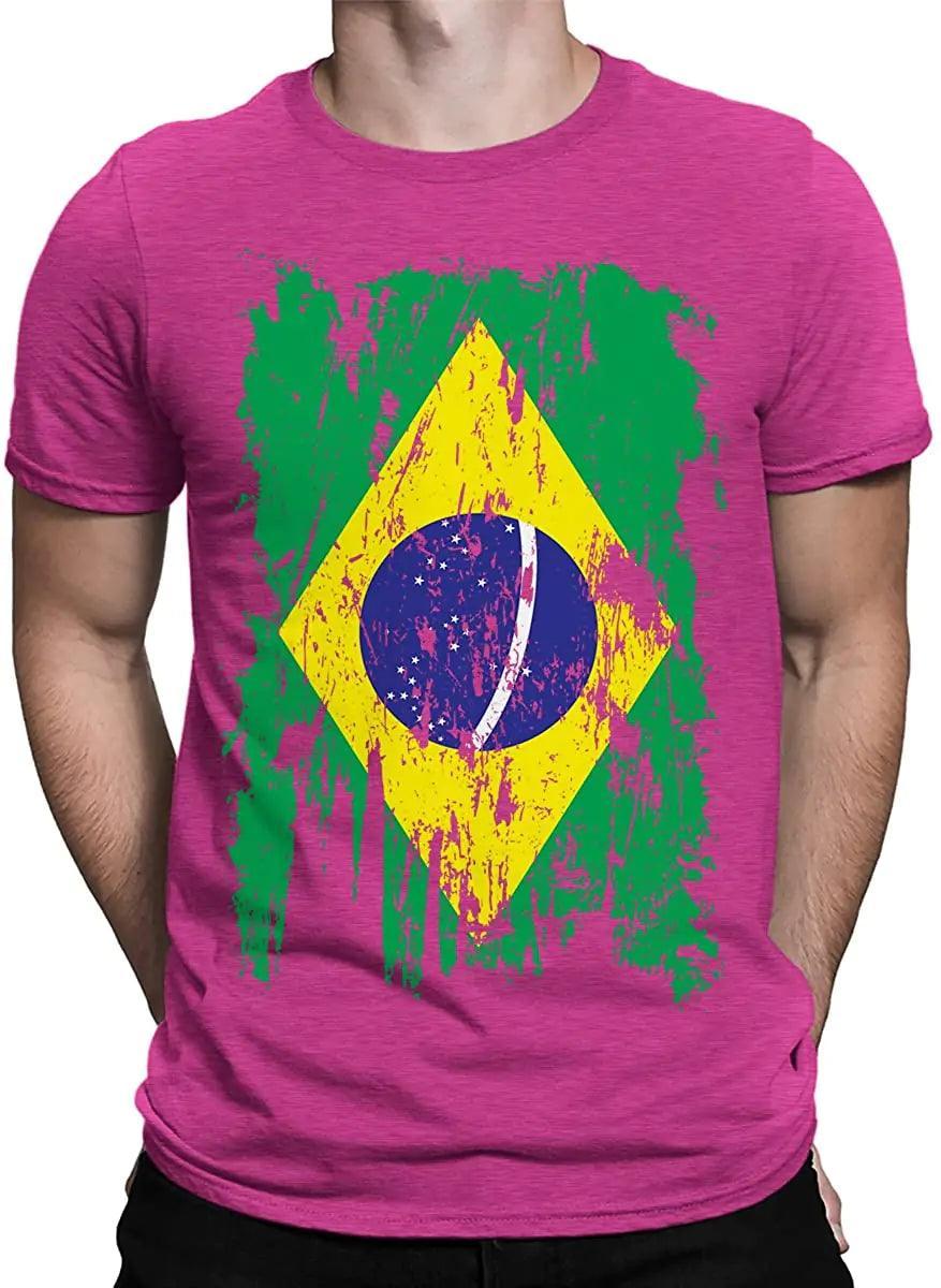 Men's print tshirt- Camiseta Bonix Brasil Flag - BelleHarris