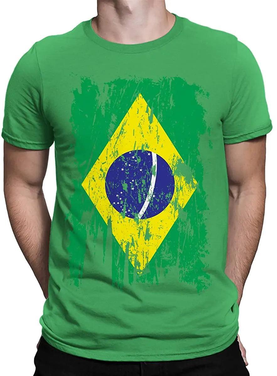 Men's print tshirt- Camiseta Bonix Brasil Flag - BelleHarris