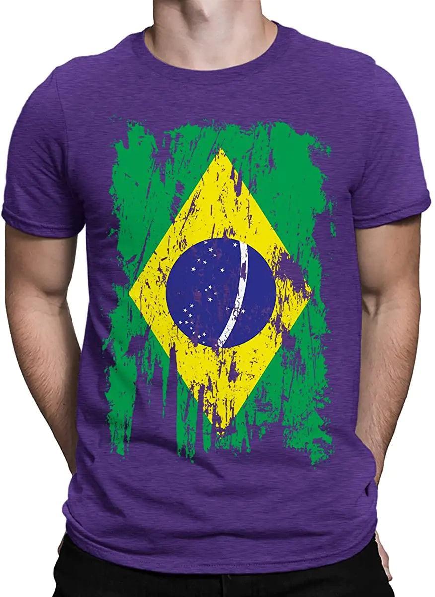 Men's print tshirt- Camiseta Bonix Brasil Flag - BelleHarris