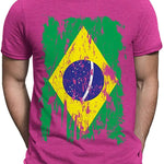 Men's print tshirt- Camiseta Bonix Brasil Flag - BelleHarris