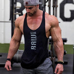 Men's Sleeveless Cotton Gym Tank Tops- Best Gym clothes for weightlifting - BelleHarris