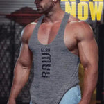 Men's Sleeveless Cotton Gym Tank Tops- Best Gym clothes for weightlifting - BelleHarris