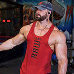 Men's Sleeveless Cotton Gym Tank Tops- Best Gym clothes for weightlifting - BelleHarris