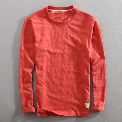 Men's Vintage Bamboo Cotton Long Sleeve T-shirt - BelleHarris