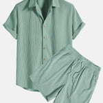 Mens Modern Classic Polo and Shorts Set - BelleHarris