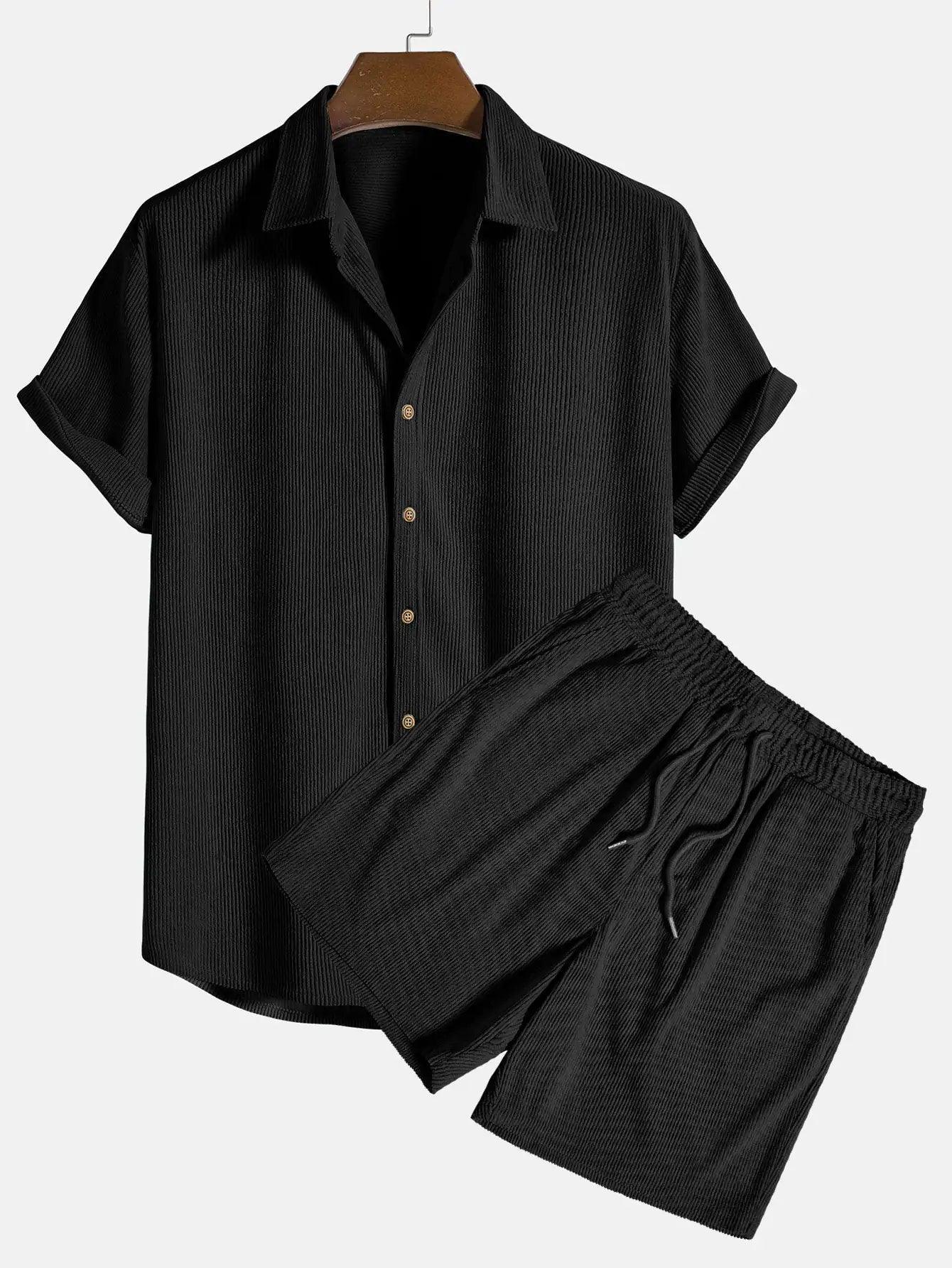 Mens Modern Classic Polo and Shorts Set - BelleHarris