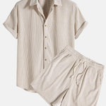 Mens Modern Classic Polo and Shorts Set - BelleHarris