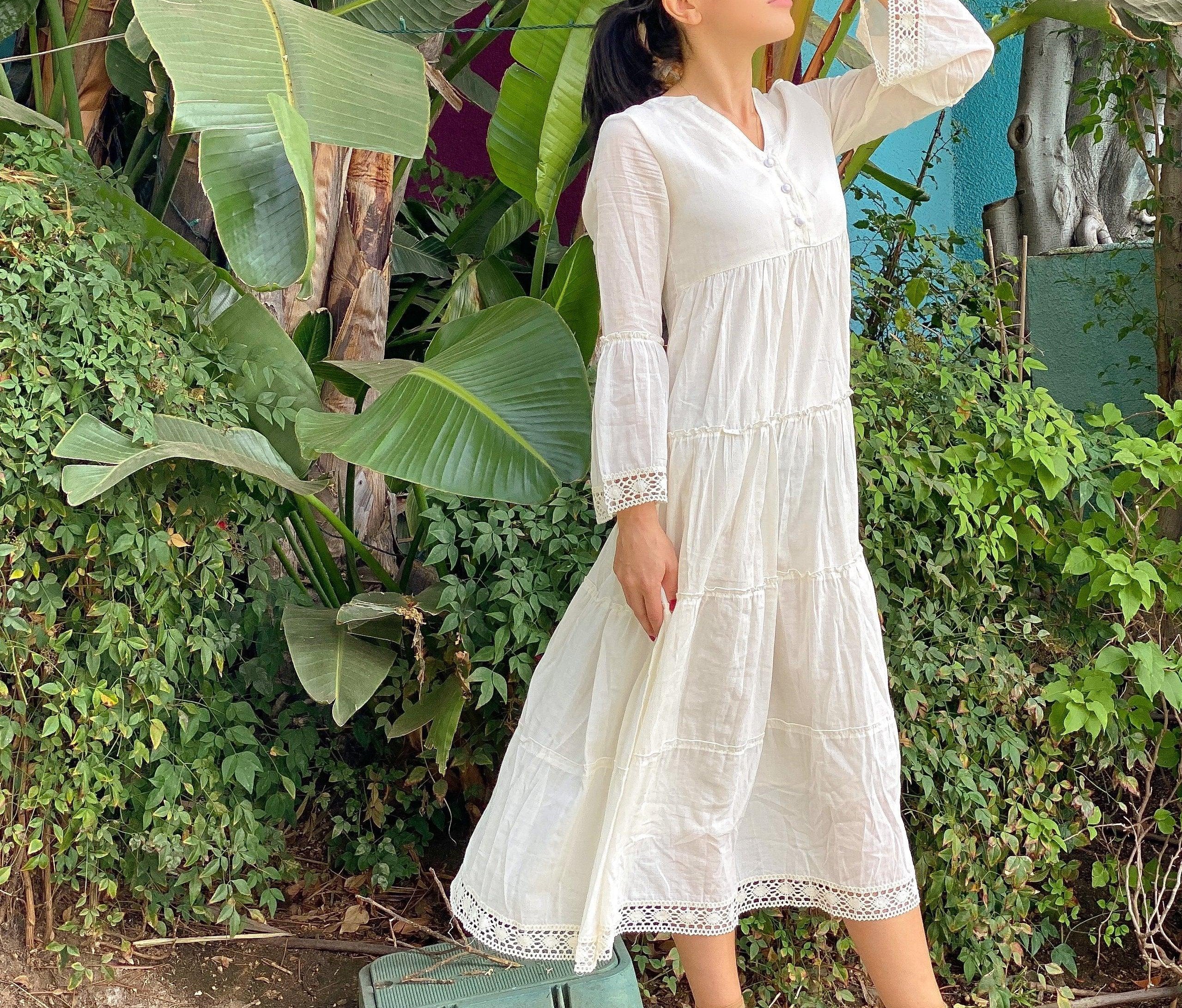 MIKA MAXI DRESS - NATURAL - BelleHarris