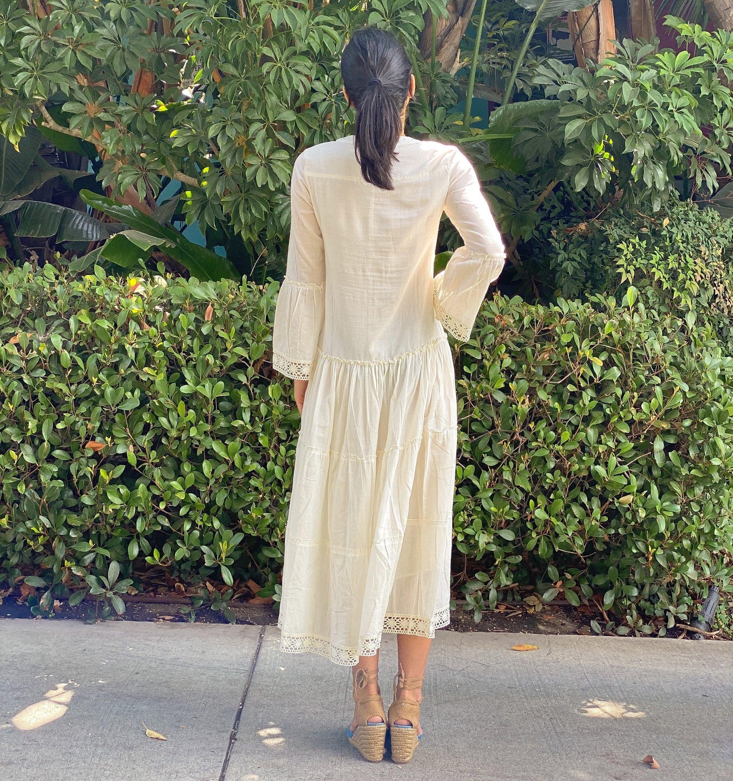 MIKA MAXI DRESS - NATURAL - BelleHarris