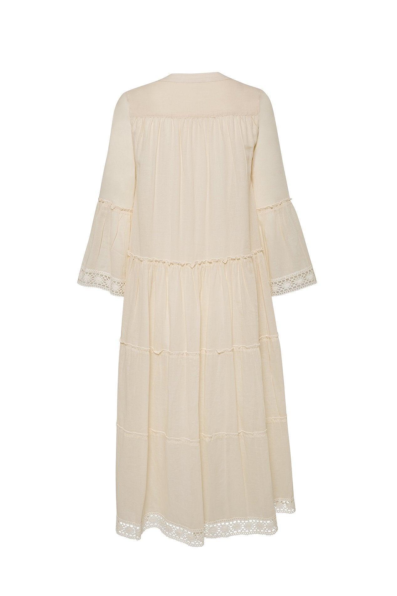 MIKA MAXI DRESS - NATURAL - BelleHarris