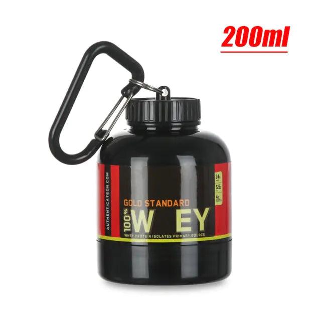 Mini Protein Powder Bottles with Keychain - BelleHarris