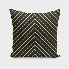 Minimalist and golden art Cushion/Pillow - BelleHarris