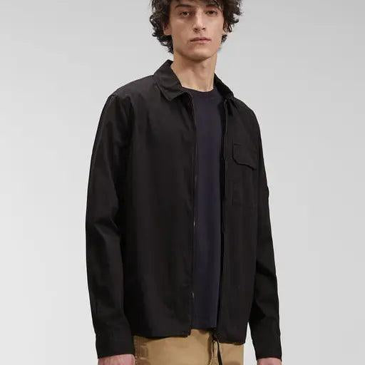 "Monochrome Cotton Jacket for Men, Casual Shirt - BelleHarris