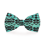 My Tribe Turquoise Dog Bow Tie - BelleHarris