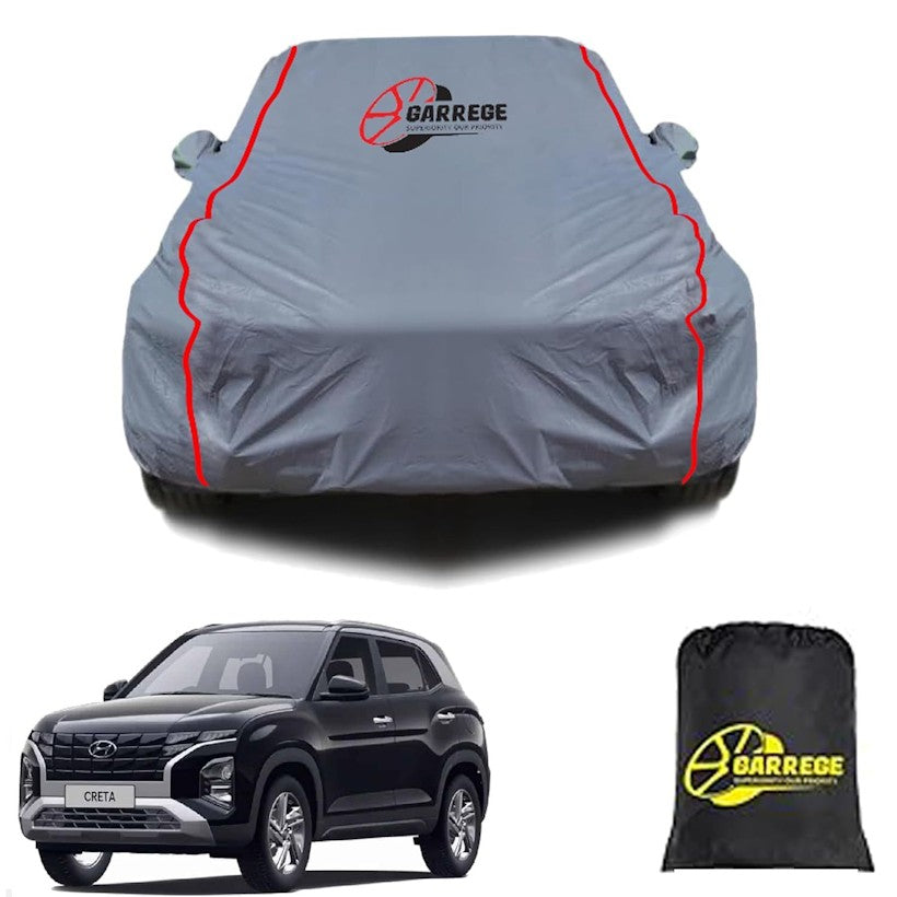  New Creta Car Cover Waterproof With Free Bag And All Weather For Car - BelleHarris