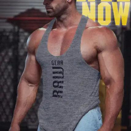 New Men's Sleeveless Cotton Gym Tank Tops - BelleHarris