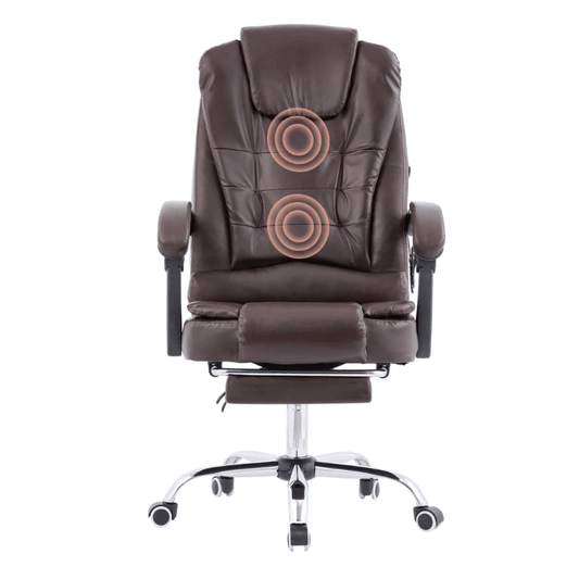 Office Massage Chair with Extended Foot Rest - BelleHarris