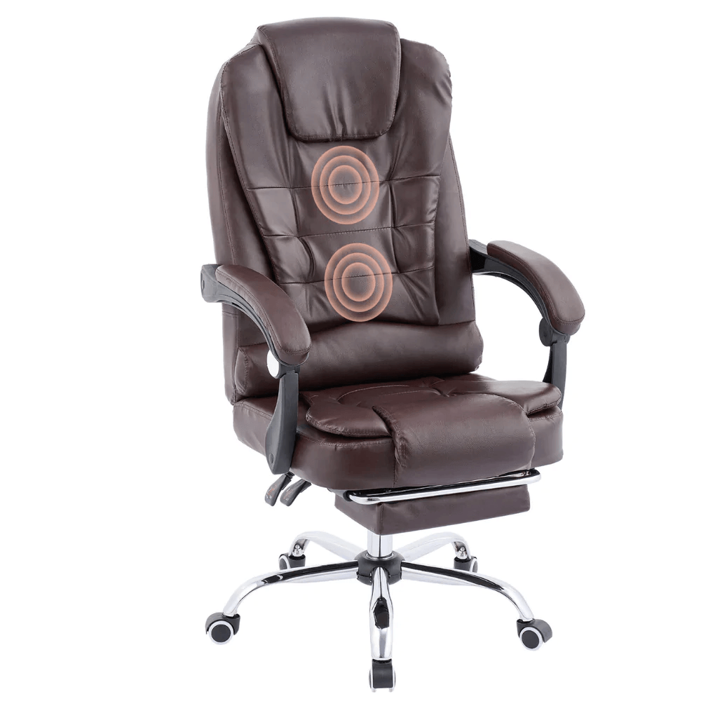 Office Massage Chair with Extended Foot Rest - BelleHarris
