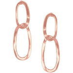 Oval link pendant earrings - BelleHarris