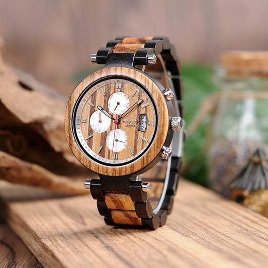 P17 Wooden Mens Watches Bearing Design - BelleHarris