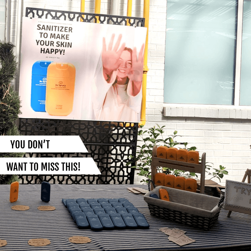 Pack of 8 - Be Sprucy Citrus Hydrating - Hand Sanitizer Spray - BelleHarris