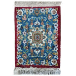 Persian Bokhara Handmade Blue Dianne Woolen Rug - BelleHarris