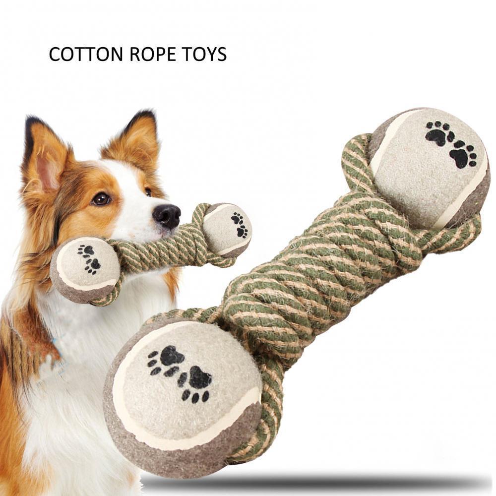 Pet Dog Toys For Large Small Dogs Toy Interactive Cotton Rope Mini Dog - BelleHarris