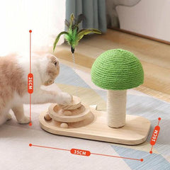 Pet Tree Scratching Post with Toy - BelleHarris