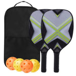 Pickleball Paddles Set Includes 4 Balls - BelleHarris