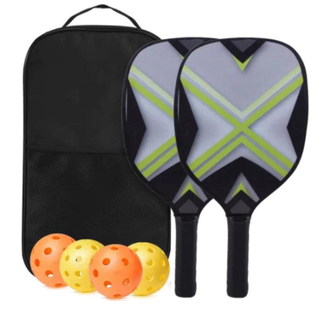 Pickleball Paddles Set Includes 4 Balls - BelleHarris